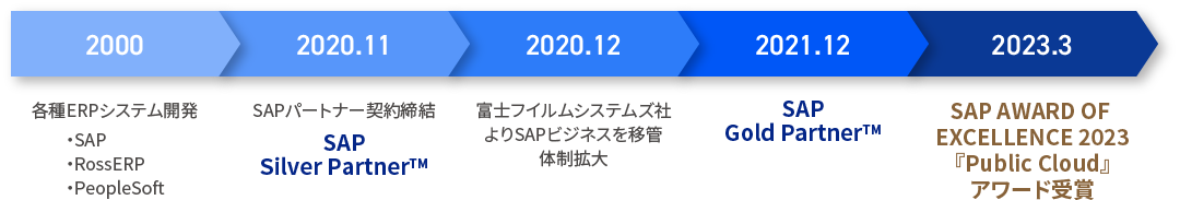 SAPビジネスの沿革